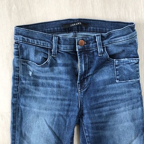 J Brand Super Skinny Gone 620 Mid -Rise Jeans Stretch 25 - Picture 7 of 14